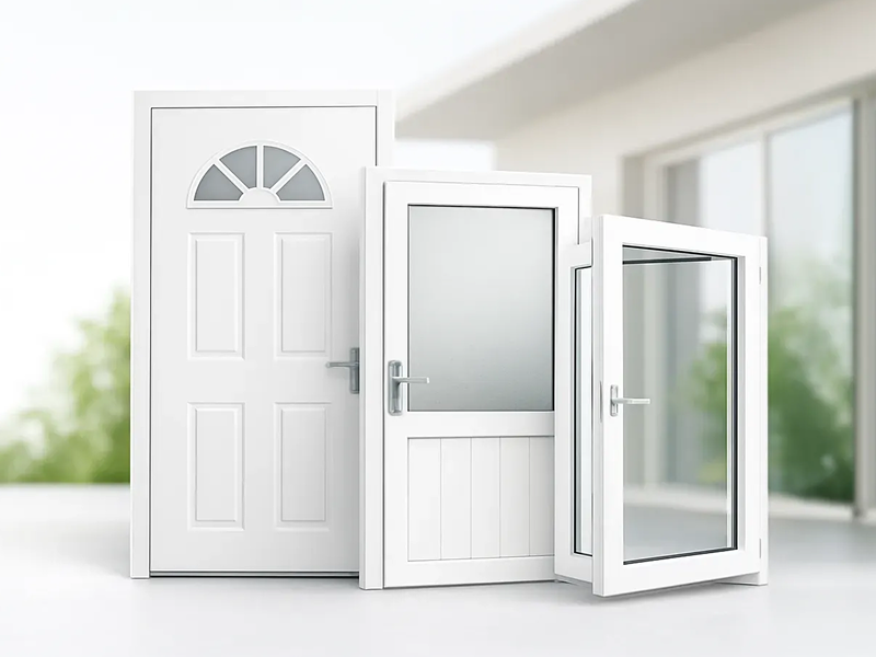 Funktionelle, vedligeholdelsesfrie og langtidsholdbare plastdøre og plastvinduer (PVC)