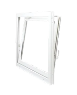 Staldvinduer og kip vinduer Hvid pvc