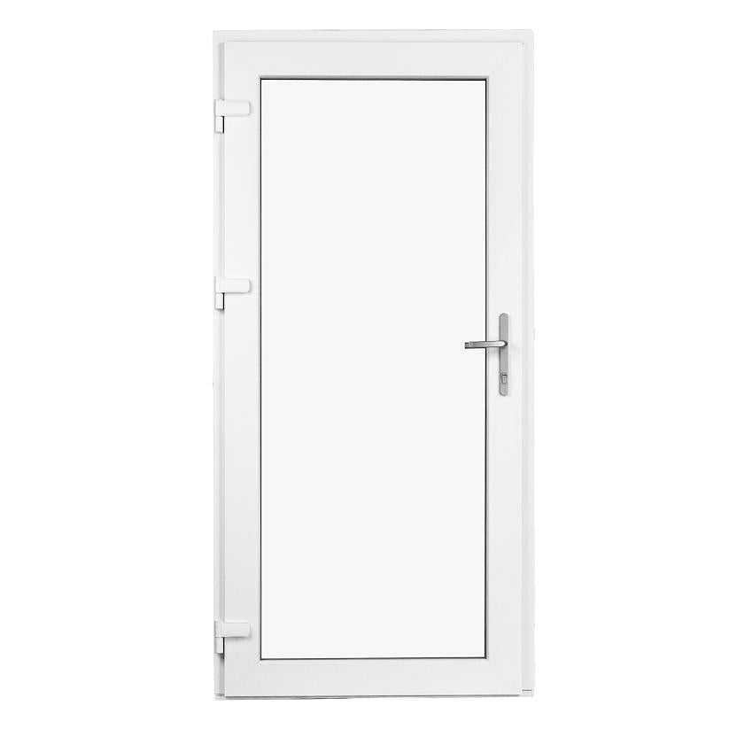 Facadedør / terrassedør 89 X 212 Helt Glas