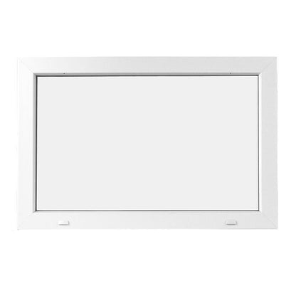 Fastkarm vindue B 89 X H 59 hvidt, isolerende glas