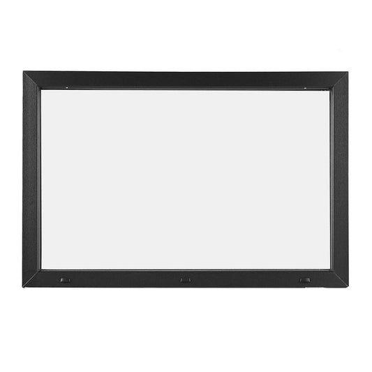 Fastkarm vindue B 119 X H 79 antracit ude hvid inde