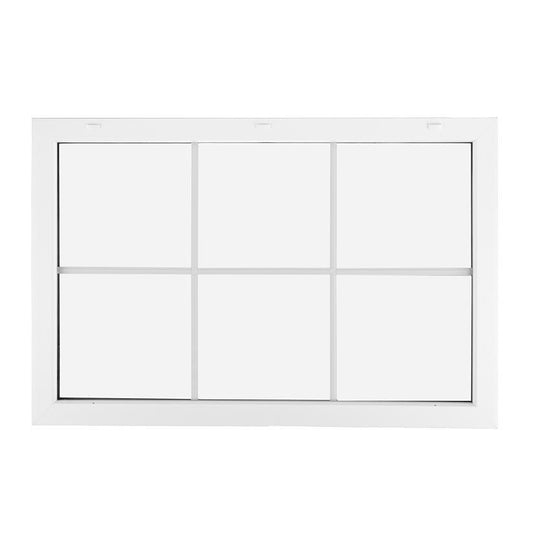 Fastkarm vindue B 119 X H 79 med sprosser