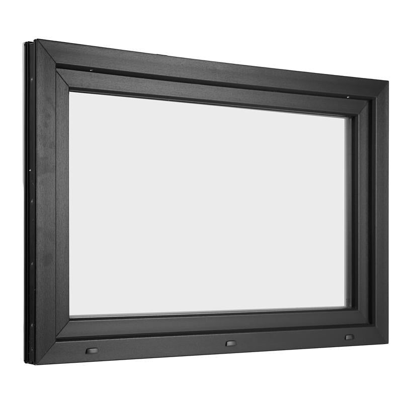 Kip/ind  B 119 X H 79 antracit ude hvid inde
