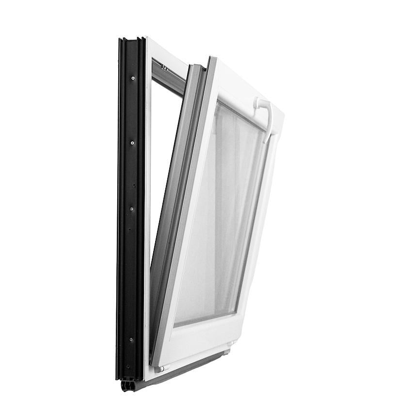 Kip/ind  B 119 X H 79 antracit ude hvid inde